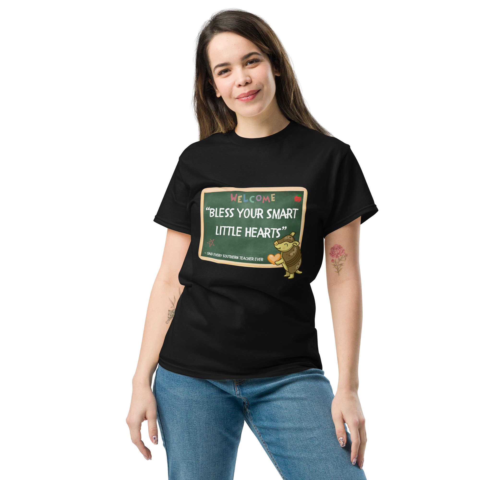 “Bless Your Smart Little Hearts” by Simply Sina Short-Sleeve Unisex classic tee - Image 11