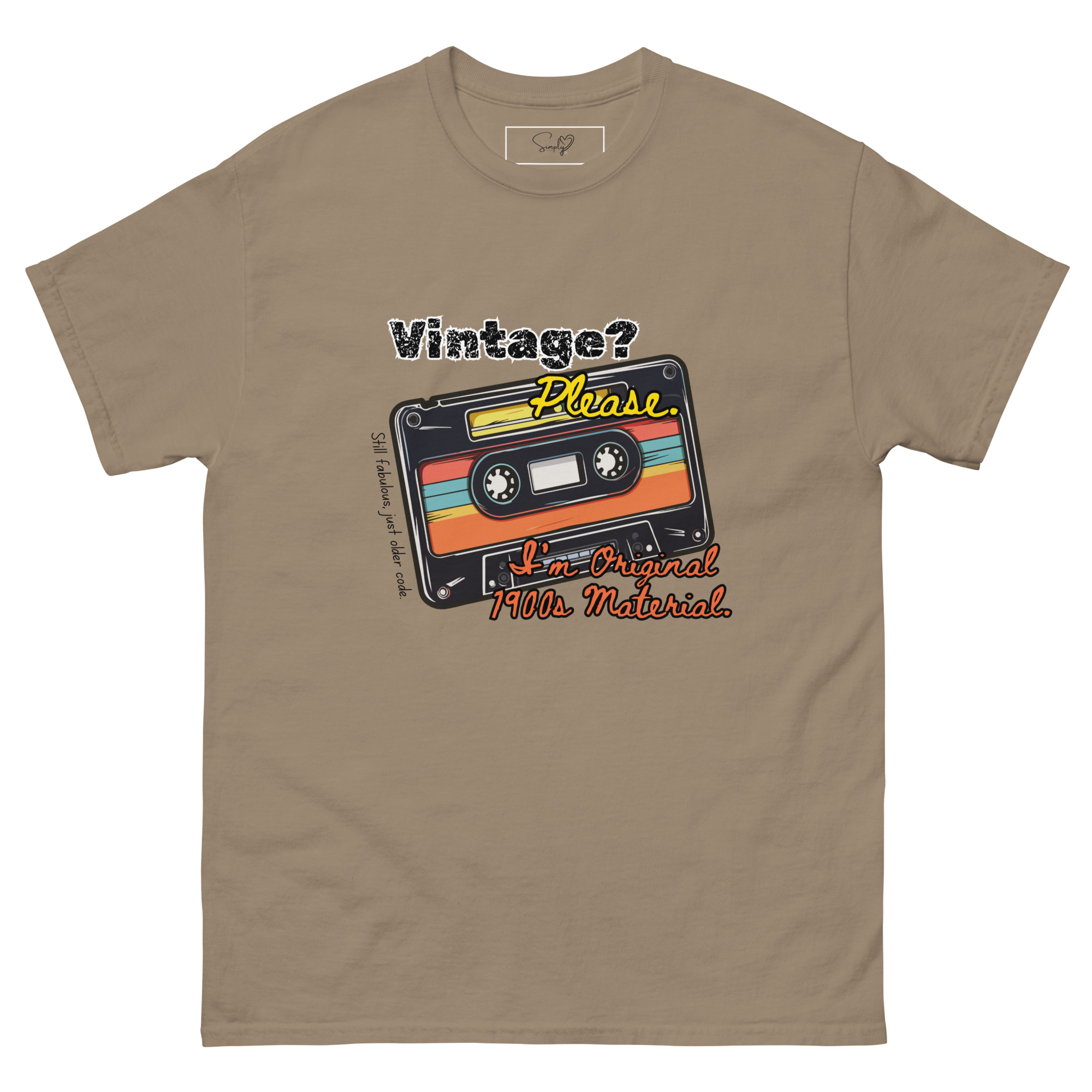 Vintage? Please. 1900s – Unisex Classic Tee by Simply Sina - Image 4