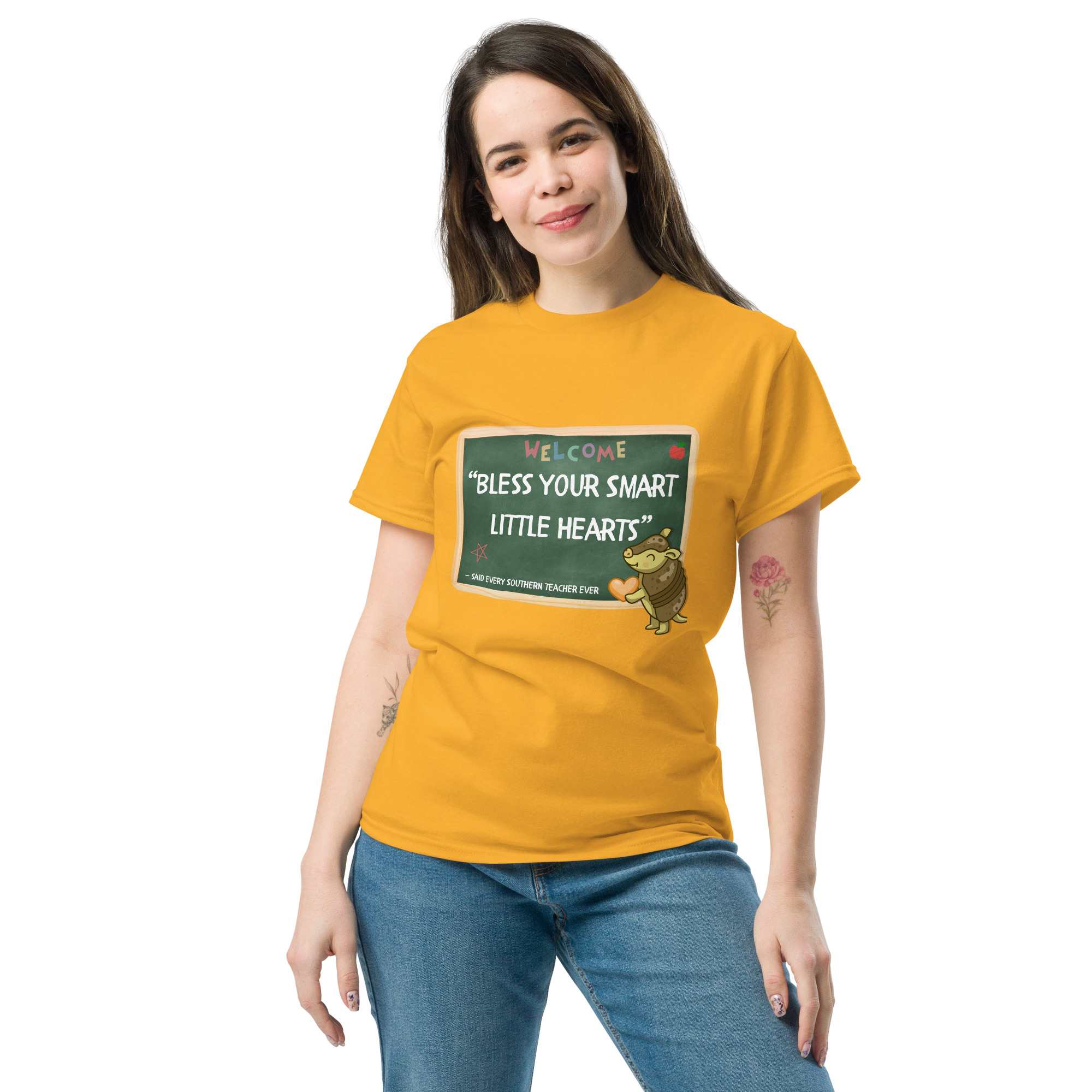 “Bless Your Smart Little Hearts” by Simply Sina Short-Sleeve Unisex classic tee - Image 7