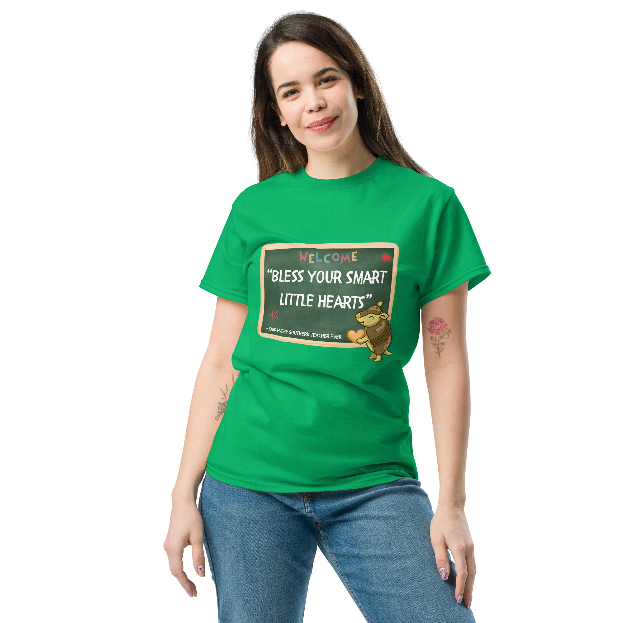 “Bless Your Smart Little Hearts” by Simply Sina Short-Sleeve Unisex classic tee - Image 9