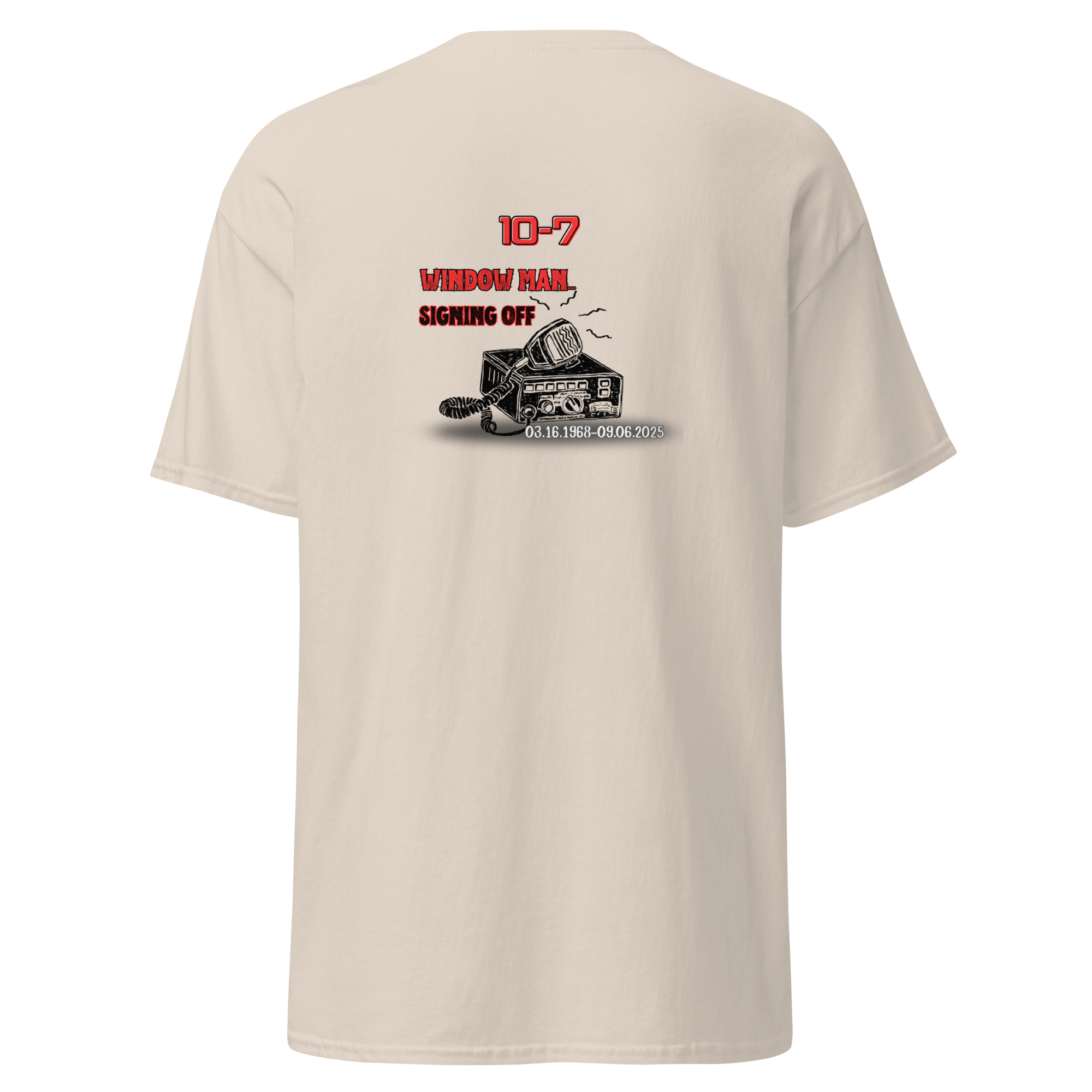 Window Man Signing Off by Simply Sina-Unisex Classic Tee - Image 8