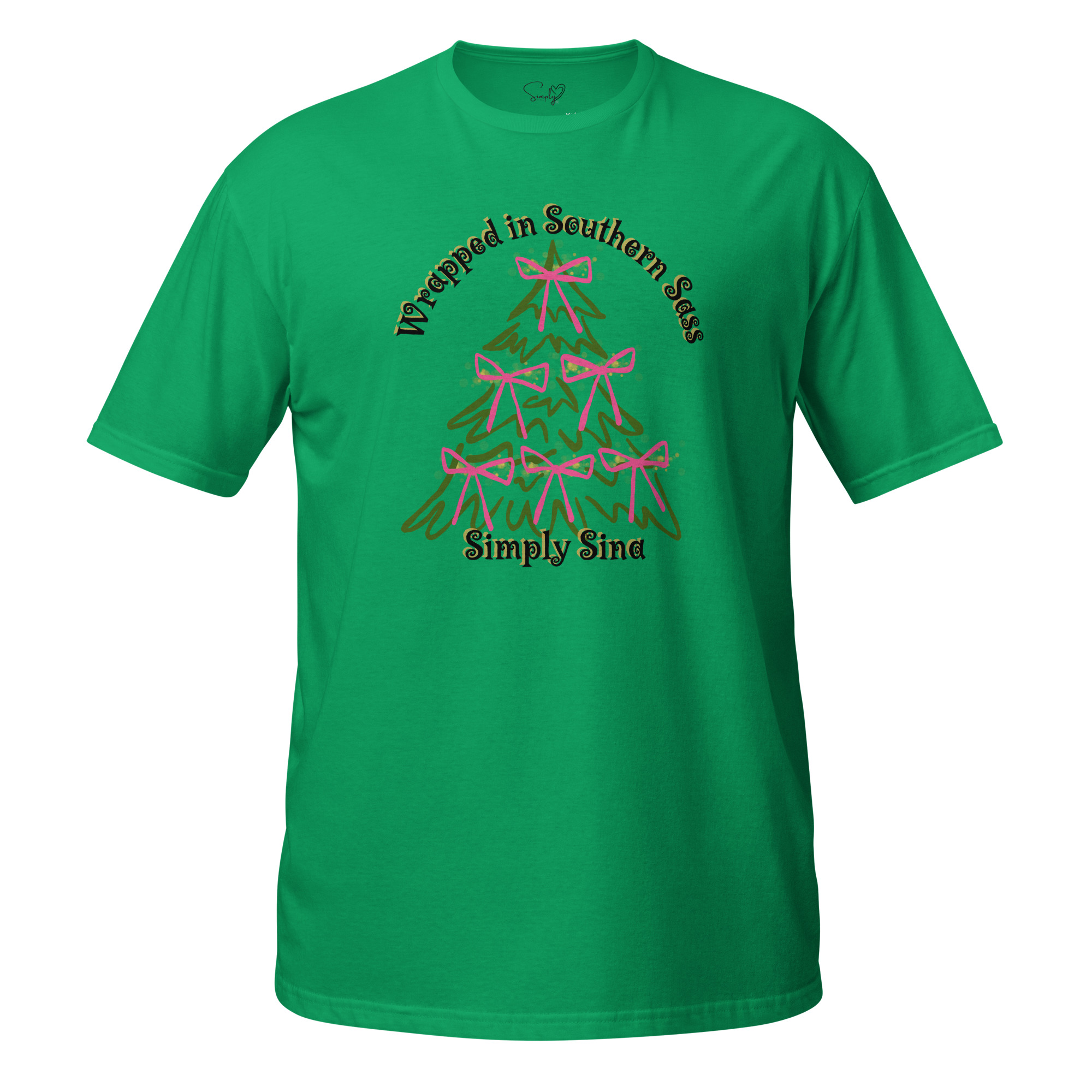 Wrapped in Southern Sass Christmas Tee – by Simply Sina - Image 2