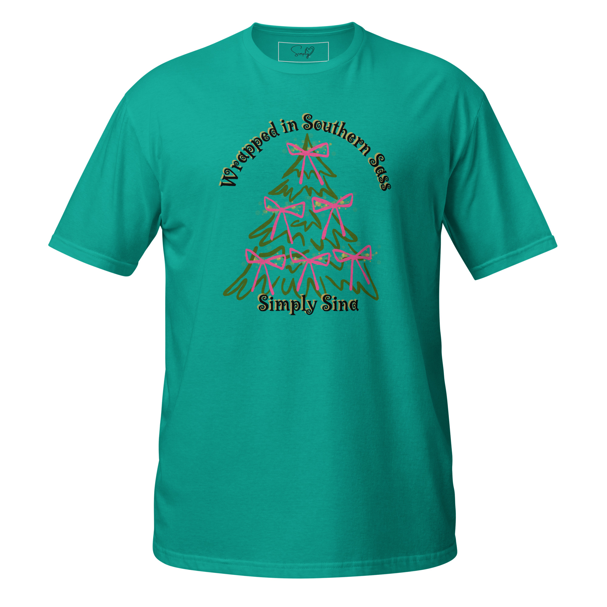 Wrapped in Southern Sass Christmas Tee – by Simply Sina - Image 3