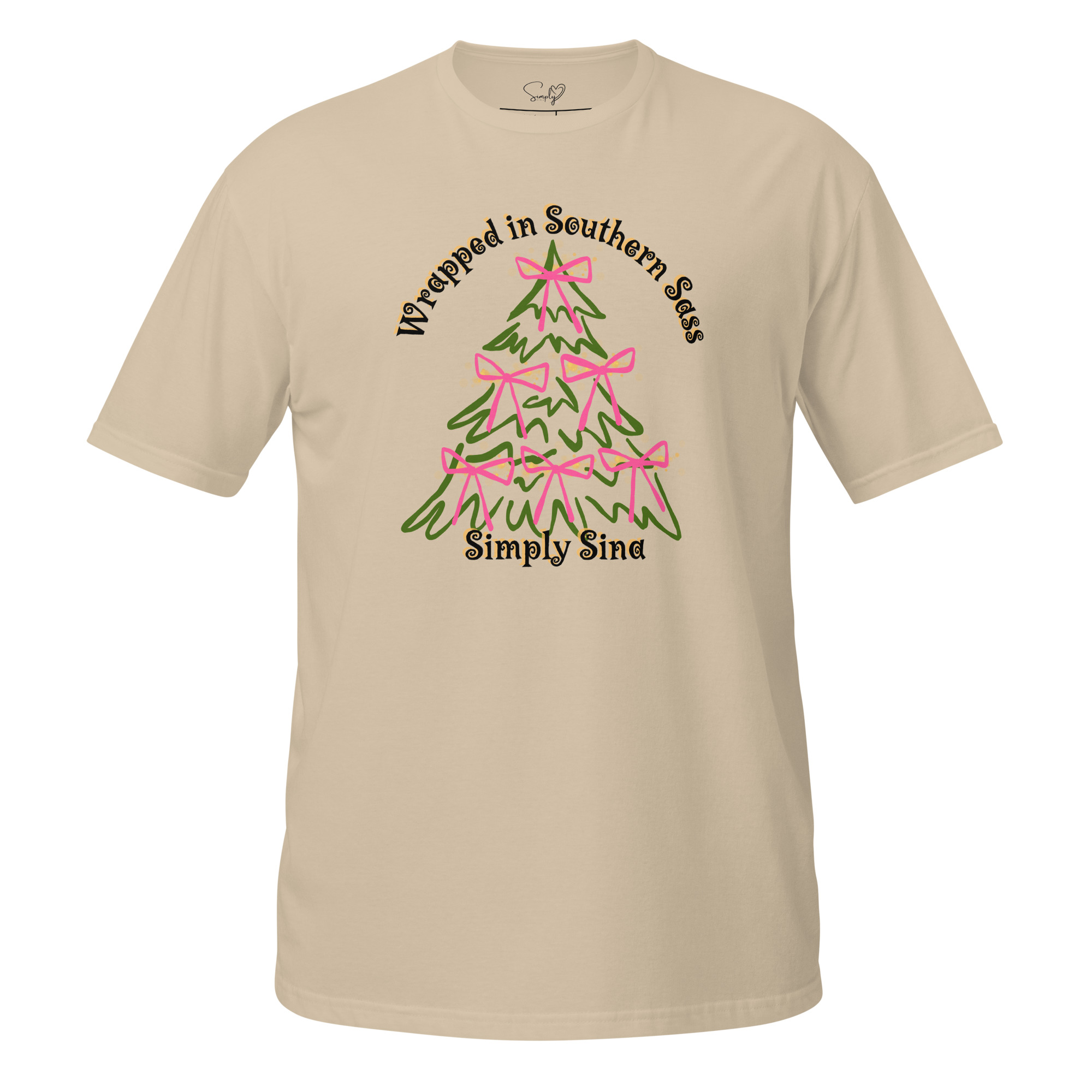Wrapped in Southern Sass Christmas Tee – by Simply Sina - Image 4