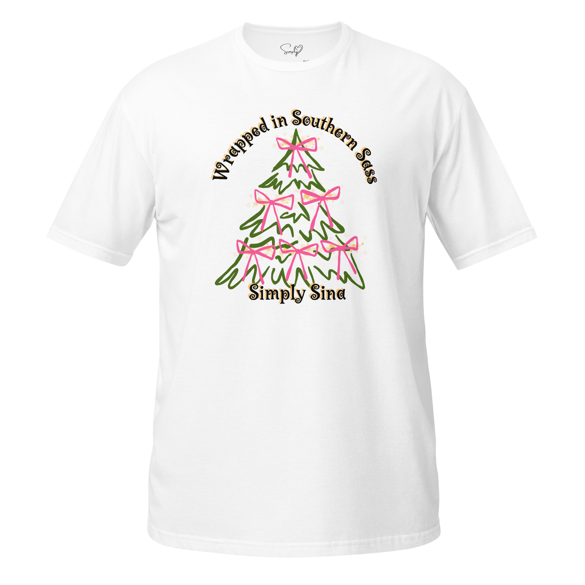 Wrapped in Southern Sass Christmas Tee – by Simply Sina